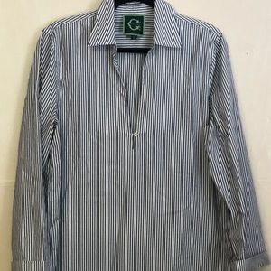 C Wonder striped blouse size Large like new